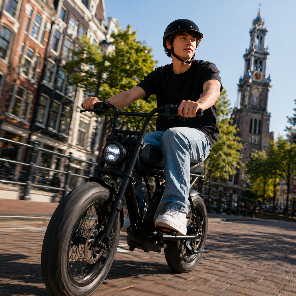 Blake | Fatbike helm met minimalistisch design en kinband