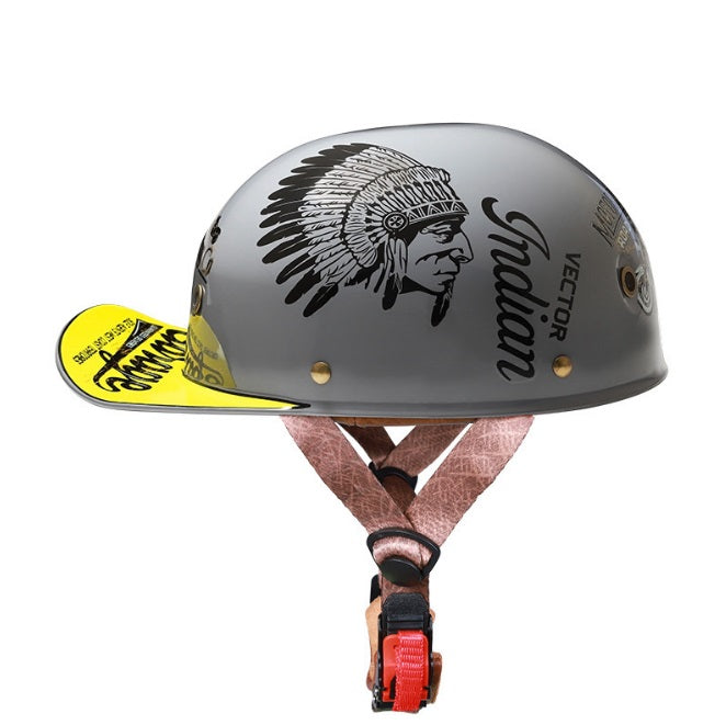 Mason | Fatbike helm met klep en speelse print