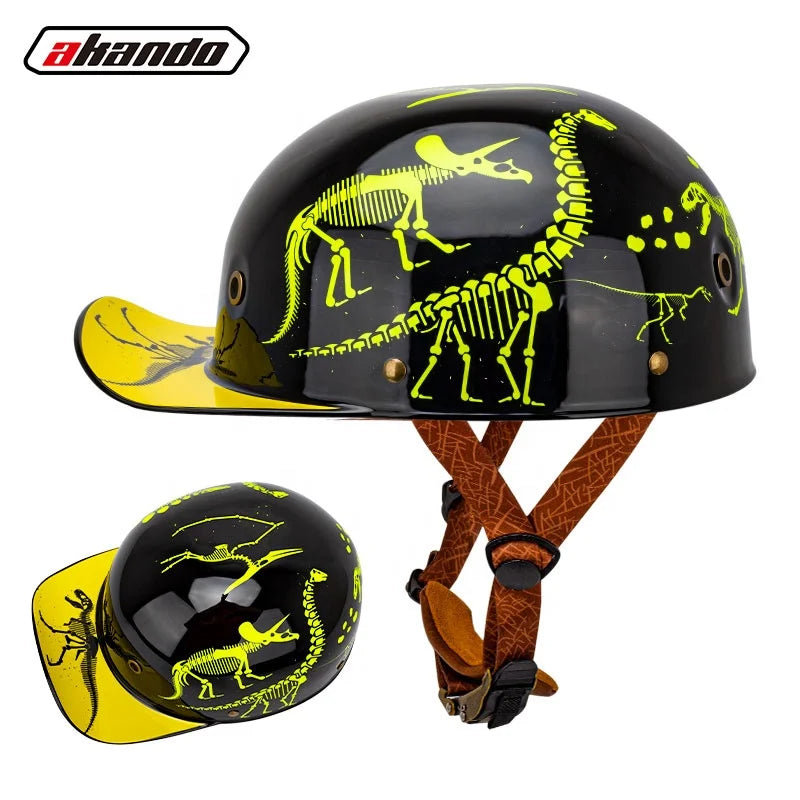 Mason | Fatbike helm met klep en speelse print