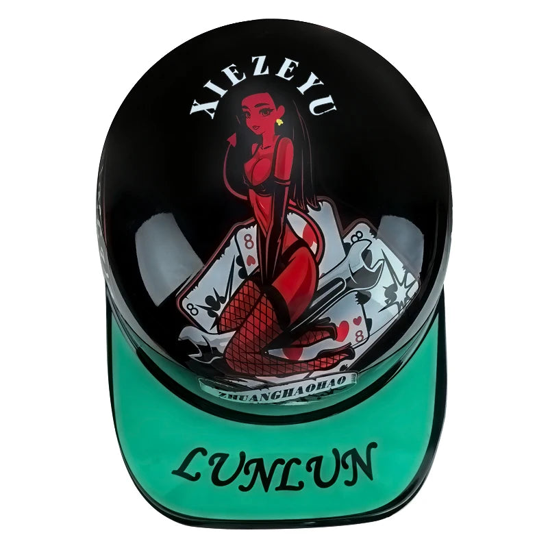 Vince | Fatbike helm met retro print en klep
