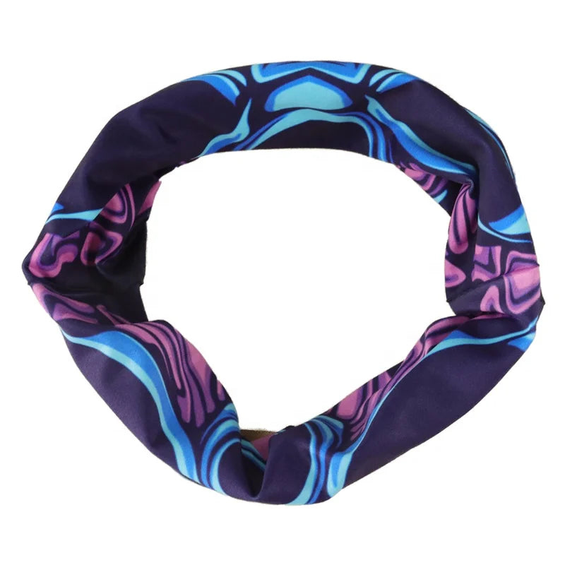 Alien | Gezichtssjaal met neon skull print