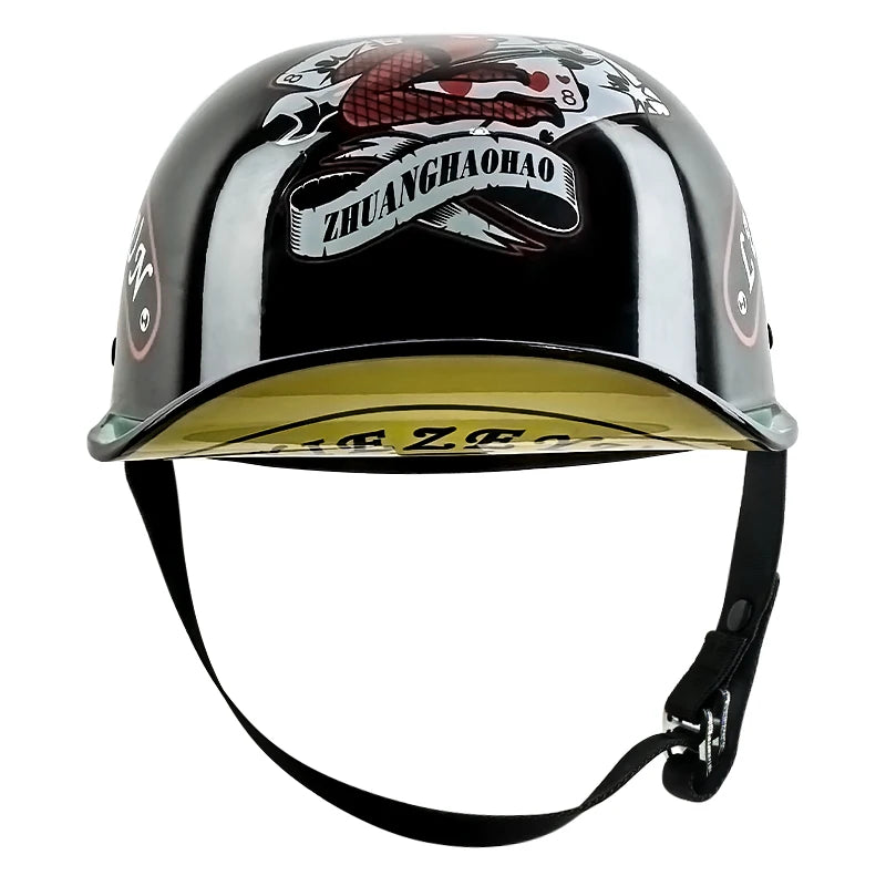 Vince | Fatbike helm met retro print en klep