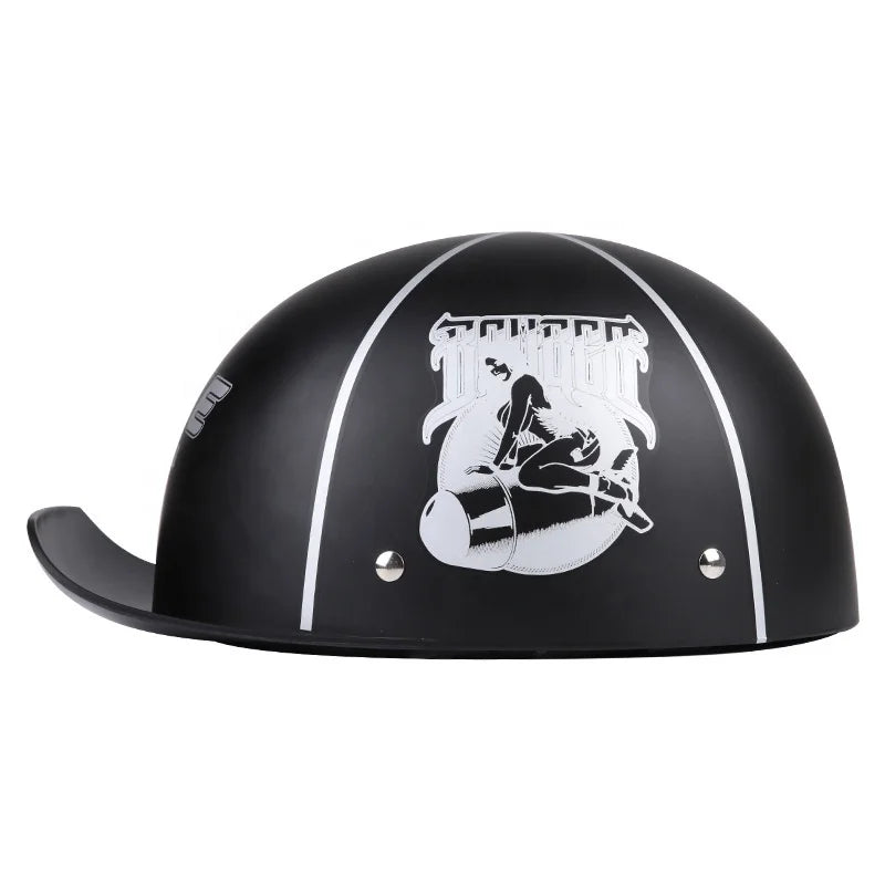Dex | Fatbike helm met klep en vintage lettering