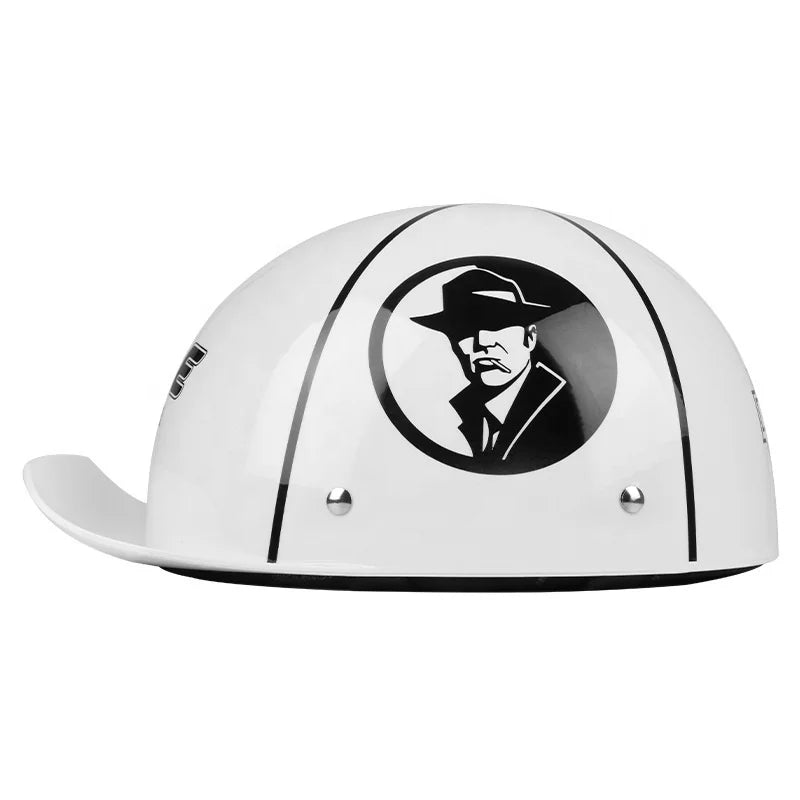 Dex | Fatbike helm met klep en vintage lettering