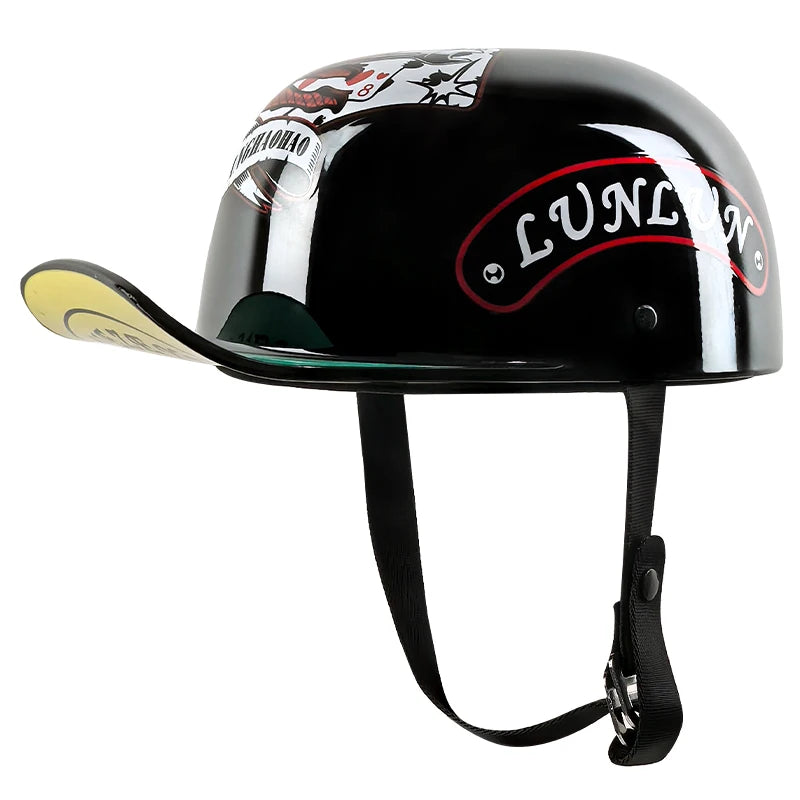 Vince | Fatbike helm met retro print en klep