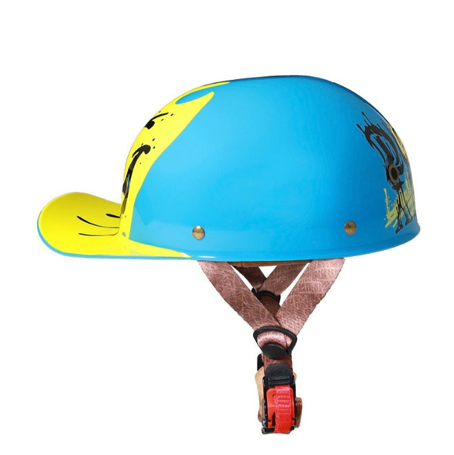 Mason | Fatbike helm met klep en speelse print